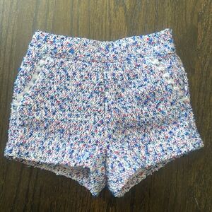 Janie and Jack baby girls tweed shorts size 12-18 months